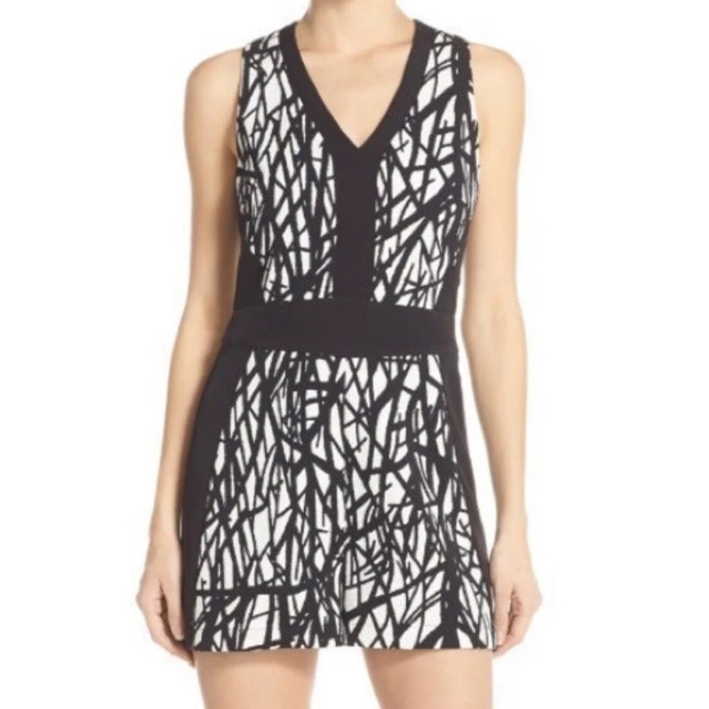 *3 for $10* Adelyn Rae black and white romper xs